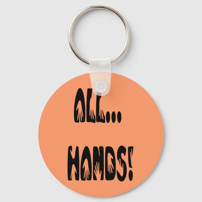 All...Hands Key Ring (Front)