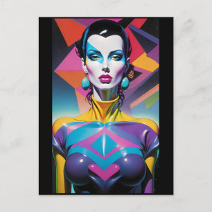 All Heart Plus Latex Postcard