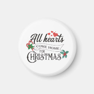 All hearts come home for Christmas Magnet