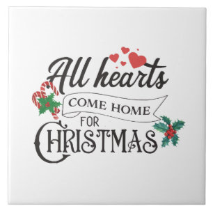 All hearts come home for Christmas Tile