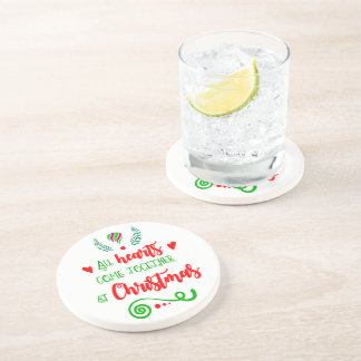 All Hearts Come Together At Christmas Holiday, ZSG Coaster