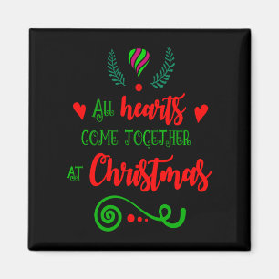 All Hearts Come Together At Christmas Holiday, ZSG Magnet