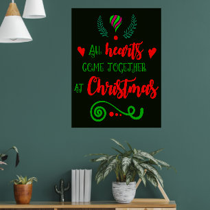 All Hearts Come Together At Christmas Holiday, ZSG Poster