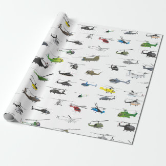 All Helicopters Wrapping Paper