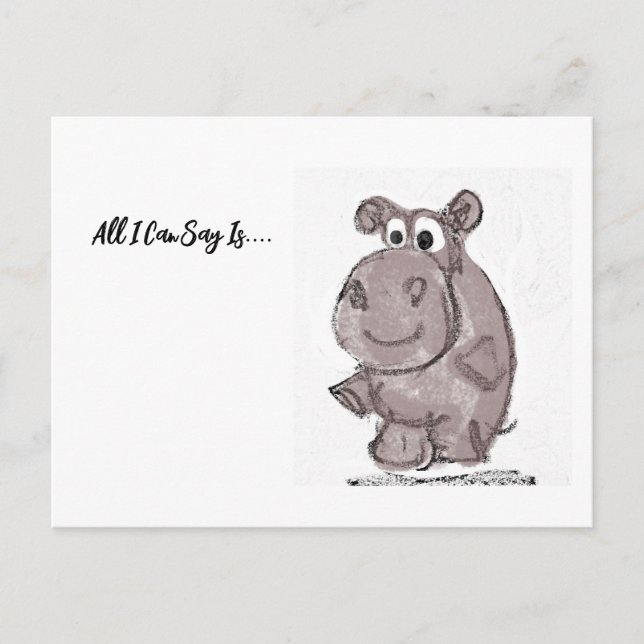 All I Can Say Postcard (Front)