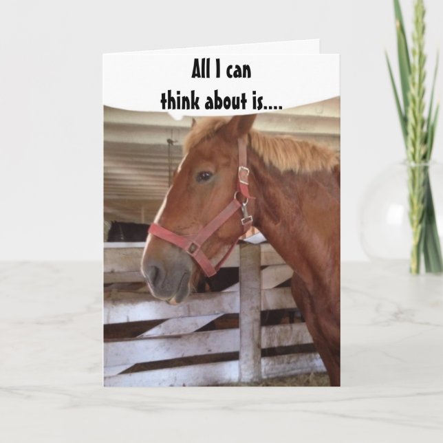 ALL I CAN THINK ABOUT IS "YOU" HOLIDAY CARD (Front)