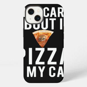 All i care about is pizza & my cat iPhone 13 case