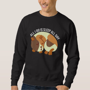 All I Do Is Sleep All Day Animal Lover Pet Owner C Sweatshirt