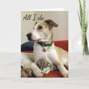 ALL I DO IS THINK OF "YOU" CARD