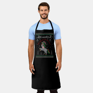 All I Need Is A Magical Christmas, Unicorn Apron