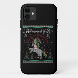 All I Need Is A Magical Christmas, Unicorn Case-Mate iPhone Case