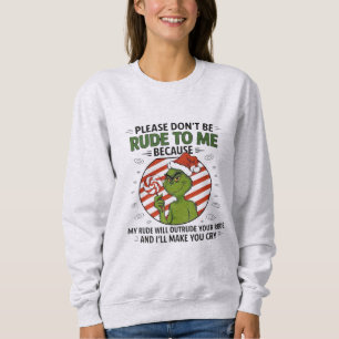 All I Need Is Attitude   Funny Women’s Sweatshirt 
