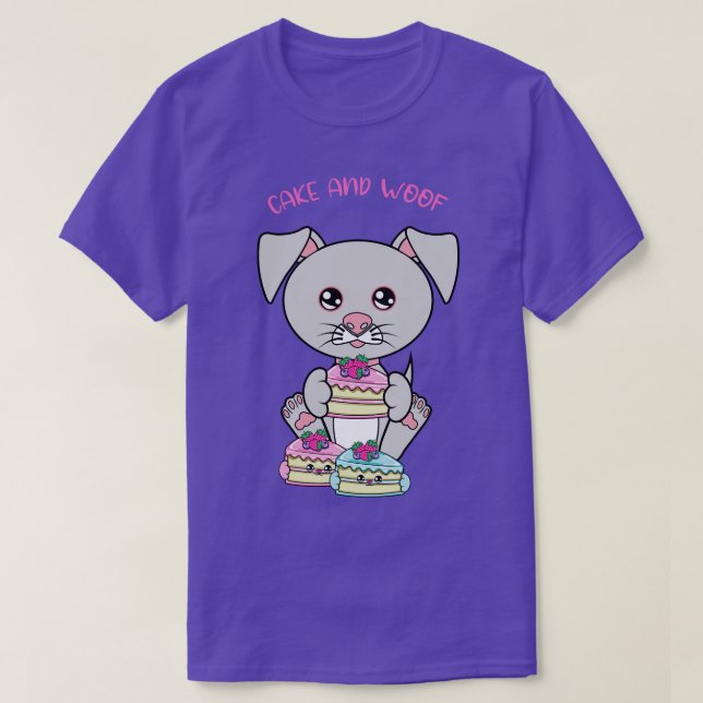 All I Need is cake and dogs cake and dogs T-Shirt (Design Front)