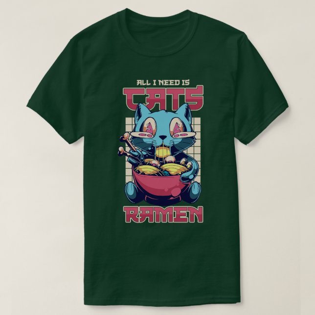 All i need is cats T-Shirt (Design Front)