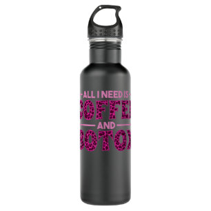All I Need Is Coffee and Botox Lip Filler Aestheti 710 Ml Water Bottle