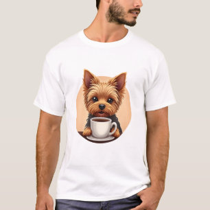All I Need is Coffee and My Yorkie T-Shirt
