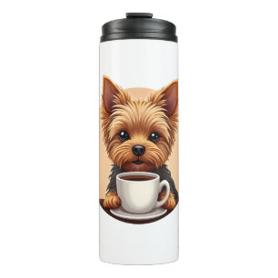 All I Need is Coffee and My Yorkie Thermal Tumbler