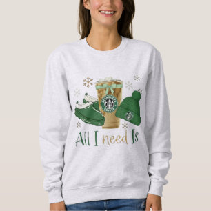 All I Need Is Iced Coffee, Warm Slippers & a Cozy Sweatshirt
