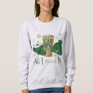 All I Need Is Iced Coffee, Warm Slippers & a Cozy  Sweatshirt