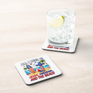 ALL I NEED IS JESUS COASTER