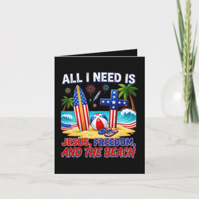 ALL I NEED IS JESUS HOLIDAY CARD (Front)