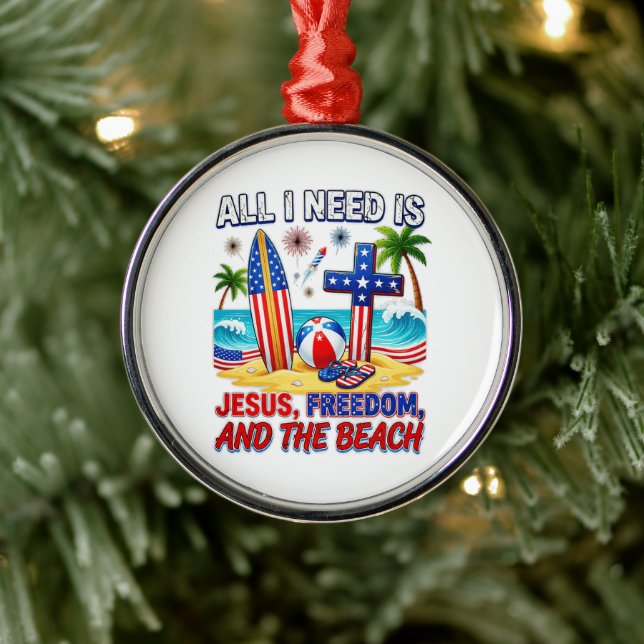 ALL I NEED IS JESUS METAL TREE DECORATION (Tree)