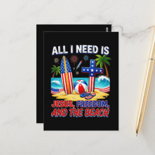 ALL I NEED IS JESUS POSTCARD