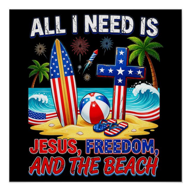ALL I NEED IS JESUS POSTER (Front)