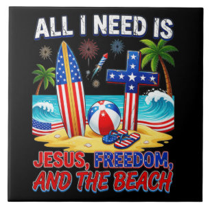 ALL I NEED IS JESUS TILE