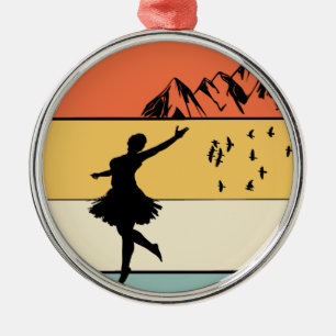All I need is love and Highland Fling Dance gift Metal Tree Decoration