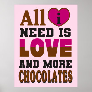 All I Need is Love and More Chocolates Poster