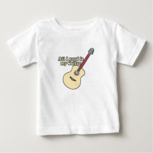 All i need is my guitar. positive words. vintage baby T-Shirt