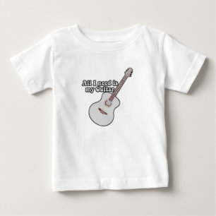 All i need is my guitar. vintage positive quote baby T-Shirt