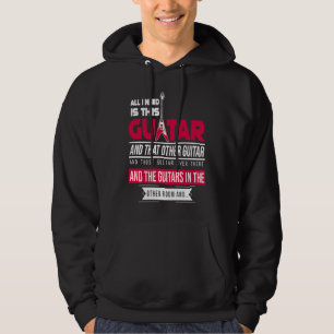 All I Need Is This Guitarist Music Lover Bass Spi Hoodie
