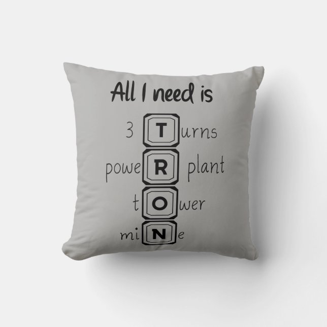 All I need is TRON Cushion (Front)