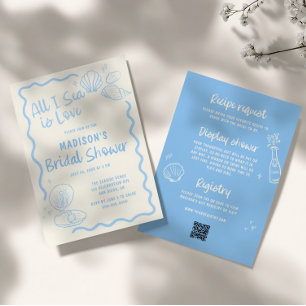 All I Sea is Love Bridal Shower Invitation