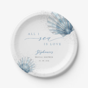 All I Sea Is Love Bridal Shower Paper Plates