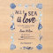 All I Sea Is Love Bridal Shower Watercolor seas