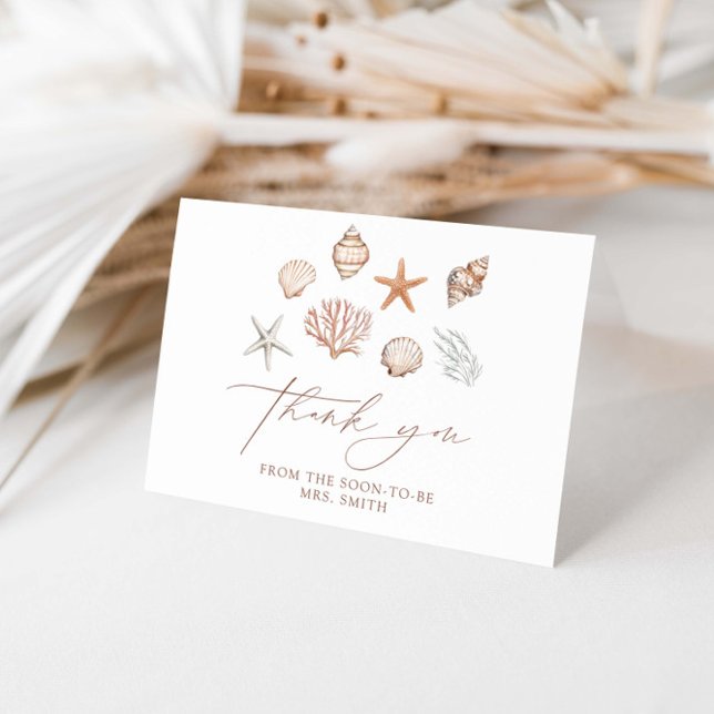 All I Sea Is Love Coastal Bridal Shower Card (Creator Uploaded)