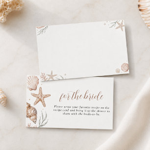 All I Sea Is Love Coastal Neutral Shell Art Enclosure Card
