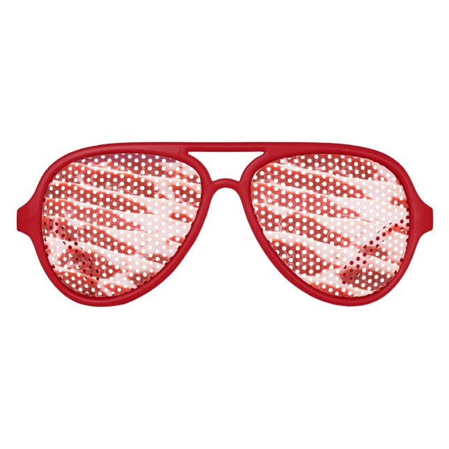 all i see is bacon aviator sunglasses (Front)