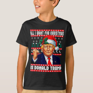 All I Want Christmas Is Donald Trump Ugly Sweater 