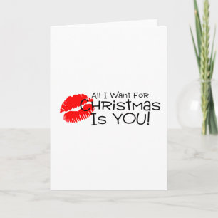 All I Want For Chirstmas Is You Holiday Card