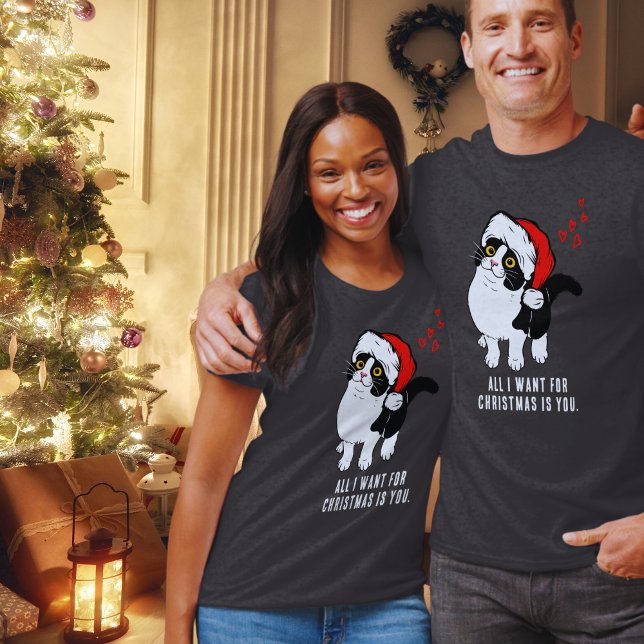 All I Want For Christmas Cat  T-Shirt (Creator Uploaded)