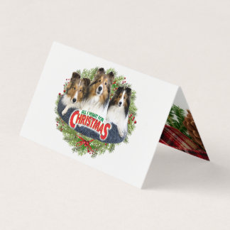 "All I Want for Christmas" - Folded Card