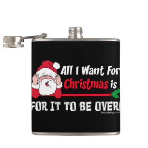 All I want for Christmas Hip Flask