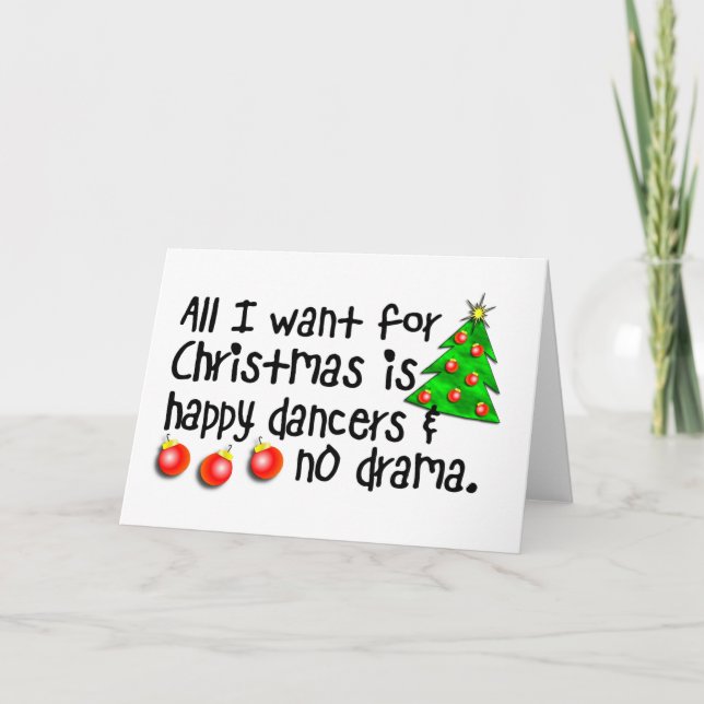 All I Want for Christmas Holiday Card (Front)