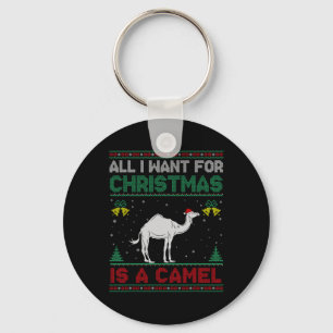 All I Want For Christmas Is A Camel Ugly Sweater Key Ring