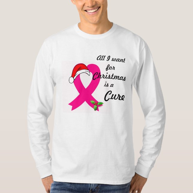 All I want for Christmas is a Cure (non-fitted) T-Shirt (Front)