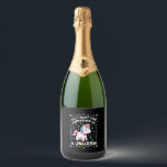 All I Want For Christmas Is A Unicorn Ugly Sweater Sparkling Wine Label<br><div class="desc">All I Want For Christmas Is A Unicorn Ugly Sweater Xmas Fun T-Shirt</div>